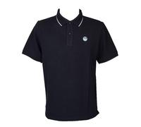 NORTH SAILS men's polo shirt, short sleeve with collar and buttons with embroide