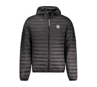 North Sails Mens Quilted Hooded Jacket Model Black Nylon - Size 2XL
