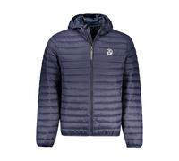 North Sails Mens Quilted Hooded Jacket Navy - Dark Blue Nylon - Size 2XL