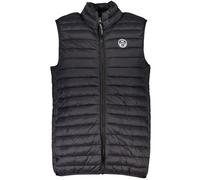 North Sails Mens Quilted Vest Black Style 23213 Nylon - Size X-Large