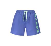 North Sails Mens Swim Trunks With Logo - Medium Blue Nylon - Size Small