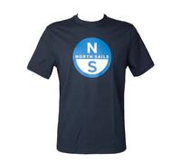 NORTH SAILS men's t-shirt crew neck short sleeve cotton t-shirt with print artic
