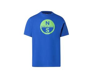 NORTH SAILS Men's T-Shirt ML in Organic Cotton Jersey with Maxi Logo