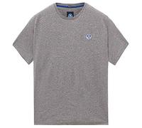 North Sails Men's T-Shirt S/s W/Logo, Medium Grey Melange, Xx-Large