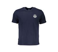 North Sails Mens Tshirt Ns Circle Logo Tee - Dark Blue Cotton - Size Small