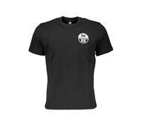North Sails Mens Tshirt Ns2302 - Black Cotton - Size Small