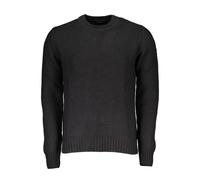 North Sails Mens Waffle Knit Crew Neck Sweater - Dark Grey Cotton - Size X-Large