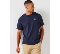 North Sails Short Sleeve T-Shirt - Navy, Navy, Size 3Xl, Men Navy