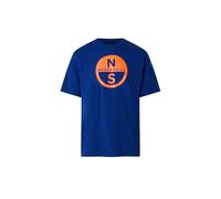 NORTH SAILS T-Shirt with Maxi Logo, Electric Blue, L