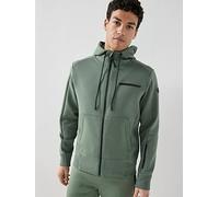 North Sails Tech Full Zip Hoodie, Green, Size M, Men Green