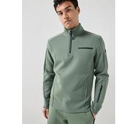 North Sails Tech Half Zip Sweatshirt, Green, Size M, Men Green