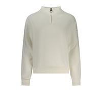 North Sails Womens Cashmere Crew Neck Knit Sweater - Ivory Cotton - Size Large