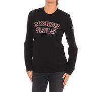 North Sails Womens long-sleeved crew-neck sweatshirt 9024210 - Black - Size X-Large