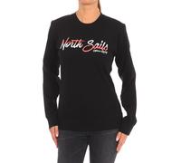 North Sails Womens Long-sleeved crew-neck sweatshirt 9024250 women - Black - Size Medium