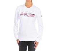 North Sails Womens Long-sleeved crew-neck sweatshirt 9024250 women - White - Size Large