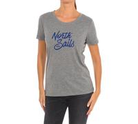 North Sails Womens Short sleeve t-shirt 9024300 women - Grey - Size X-Large