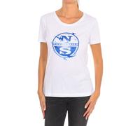 North Sails Womens short sleeve t-shirt 9024340 - White - Size Medium