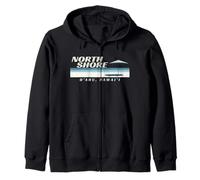 North Shore Hawaii Accent/North Shore Oahu HI Zip Hoodie