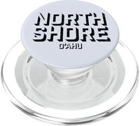 North Shore Oahu Hawaii - North Shore O'ahu Block PopSockets PopGrip for MagSafe