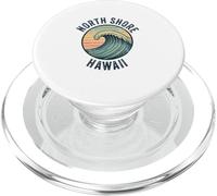 North Shore Oahu Hawaii Souvenir Surfing Hawaiian Men Women PopSockets PopGrip for MagSafe
