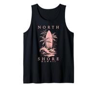 North Shore Oahu Hawaii Vintage Surf Beach Surfer Souvenir Tank Top