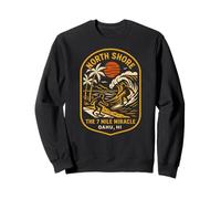 North Shore Surfing The 7 Mile Miracle Vintage Mens Beach Li Sweatshirt