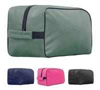 NORTH SKIN Sports Shoe Bag Water Resistant Gym Kit Fitness Organiser with Inner Pocket Travel Hiking Dust Proof Portable Plain Boot Bag Storage for Football Rugby Cricket Golf (Grey)