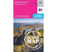 North Skye Map | Weatherproof | Dunvegan & Portree | Ordnance Survey | OS Landranger Active Map 23 | Scotland | Walks | Cycling | Days Out | Maps | Adventure
