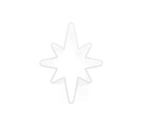 North Star Cookie Cutter - 3 Sizes