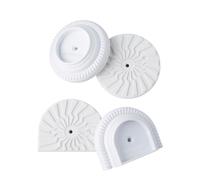 North States Baby Safety Gate Wall Guards, White