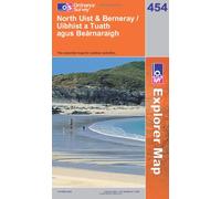 North Uist and Berneray/Uibhist a Tuath Agus Bearnaraigh: Sheet 454 (OS Explorer Map)