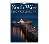 North Wales - 2025 Wall Calendar // North Wales/Christmas/Birthday/Gift Idea/Present/Novelty/Landscapes/Secret Santa/Photography (Full Colour, A3 Size)