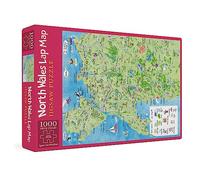 North Wales Lap Map 1,000 Piece Deluxe Jigsaw Puzzle
