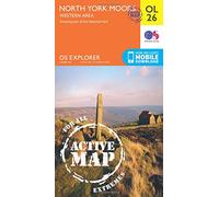 North York Moors Map | Weatherproof | Western Area | Ordnance Survey | OS Explorer Active Map OL26 | England | Walks | Hiking | Maps | Adventure
