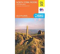 Explorer OL 26 North York Moors Map (Western Area), Orange One Size