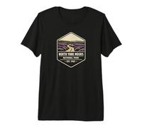 North York Moors National Park UK Hiking Camping Premium T-Shirt