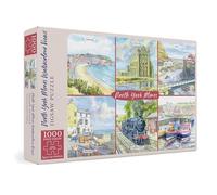 North York Moors Watercolour Views 1,000 Piece Deluxe Jigsaw Puzzle