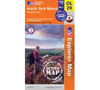 North York Moors - Western Area: Sheet OL26 (OS Explorer Map Active)