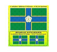 North Yorkshire County Flag, England White Rose of York, 100mm Vinyl Bumper Sticker, Decal x1 + 2 Bonus