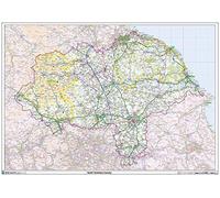 North Yorkshire County Map-Paper