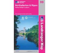 Northallerton and Ripon, Pateley Bridge and Leyburn: Sheet 99 (OS Landranger Map)