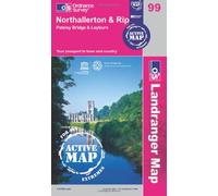 Northallerton & Ripon, Pateley Bridge & Leyburn: 99 (OS Landranger Active Map)