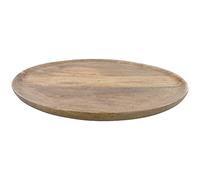 Northam Fair Trade Mango Wood Charger Plate Round Mango Wood Diameter 26 cm Brown