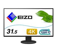 Northamber PLC Eizo FlexScan EV3285-BK 3840 x 2160 (4K UHD) IPS 31.5” (80cm) USB-C Monitor - Black