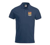 Northampton 1960s Retro Football Polo Embroidered Logo Navy