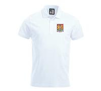 Northampton 1960s Retro Football Polo Embroidered Logo White