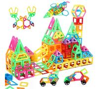 NorthBeland 96PCS Magnetic Building Blocks Magnetic Tiles Kids Magnetics Construction Toy Set for 3 4 5 6 7 Year Old Boys Girls