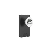 Northbound Bear Wilderness Adventure Vintage Outdoor Style PopSockets PopWallet for MagSafe