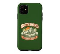 Northbound Wilderness Awaits Vintage Mountain Adventure Case for iPhone 11