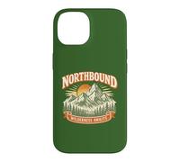 Northbound Wilderness Awaits Vintage Mountain Adventure Case for iPhone 14